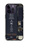 جراب حماية لهاتف Apple iPhone 14 Pro Max بنمط دائرة الهاتف - 2