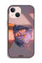 جراب حماية لجهاز Apple iPhone 13 mini بتصميم فتاة وفن الفضاء - 2