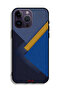 جراب حماية جلدي بتصميم مثلثات لهاتف Apple iPhone 14 Pro Max - 2
