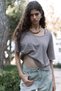 Ripley Half Sleeve Mink T-Shirt