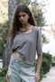 Ripley Half Sleeve Mink T-Shirt - 2