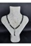 Onyx Stone Necklace – Zulfiqar Sword Tip, Natural Stone, Handmade, Unisex