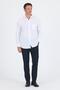 Men's White Long Sleeve Armur Oval Collar Comfort Fit Shirt 1004250249 - 2