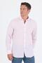 Men's Long Sleeve Linen Button-Down Collar Comfort Fit Shirt 1004250114