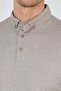Short Sleeve Plain Suprem Polo Collar Pocketless Cotton Casual Slim Fit T-Shirt 1011250160 - 4