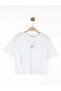 Girl's Cotton Patterned T-Shirt - 3
