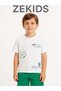 Boy's Cotton Back Printed Oversize T-Shirt