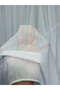Snow White Glitter Bamboo Tulle Curtain – No Wrinkle, No Ironing, 1 to 3 Pleated Tulle Curtain - 2