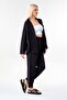 Single Pocket 100% Cotton Muslin Shirt Black - 5