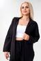 Single Pocket 100% Cotton Muslin Shirt Black - 7
