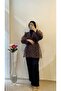 Kabarik Cicekli Chiffon Kimono