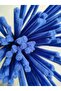 100 Pieces Navy Blue Chenille, Feathered Wire Suitable for Flower Making, 30 cm 6mm - 4