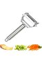 Stainless Steel Julienne Peeler Vegetable Fruit Slicer Peeler Potato Peeler Julienne - 4