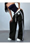 89 Number Oversize Waist Rope Detailed Baggy Sweatpants