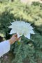 White Pearl –White Gala-Tulip Arrangement with Pearl Detail Bridal Bouquet & Artificial Flower Bouquet for Promise-Engagement - 3