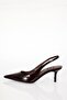 Brown Pointed Toe Slingback 25149