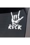 Rock Vehicle, Car, Auto, Motorcycle, Helmet, Laptop, Glass Sticker 23X15 cm