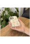 Samsung Galaxy A25 5g Compatible Case Zebana Floral Silicone Case Gold - 3