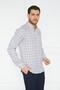 Giorgianni Lapel Button Plaid Linen Slim Fit Shirt - 4