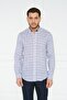 Giorgianni Lapel Button Plaid Linen Slim Fit Shirt
