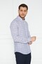 Giorgianni Lapel Button Plaid Linen Slim Fit Shirt - 4