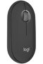 Pebble Mouse 2 M350s Slim Bluetooth Wireless Mouse, Portable, Customisable Button, Quiet Cl