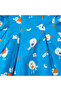 Organic Cotton Blue Birdie Printed Girls Iris Dress - 3