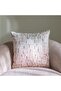 Gleam Oasis Print Velvet Cushion Cover with Foil Multicolor-45x45 cm