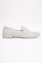 White - Women's Loafer Shoes Flat Sole - 2