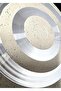 3109 - 2 Pieces - Biogranit, 34X13,5 cm - 11 Liters, Large, Deep Pot Sand Beige Body, Platinum Detail - 4
