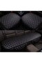 Fiat Bravo Armrest Auto Seat Cushion Set with Feather Pocket - Seat Protection Cover (Set of 3)