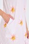 Women's Pink Short Sleeve Ruffle Bottom Dress Arm-25Y001066 - 4