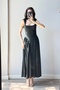 Women's Black Long Dress 0994-0099 - 3