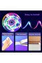 USB 5V Smart Light Strip, Bluetooth RGBIC LED Strip Lights Timing Music Sync with Remote Cont - 8