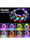 USB 5V Smart Light Strip, Bluetooth RGBIC LED Strip Lights Timing Music Sync with Remote Cont - 3