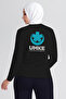 Black Umke Crew Neck Long Sleeve T-Shirt Unisex - 2