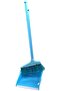 Long Handle Broom and Dustpan Set – Upright Standing Dustpan with Extendable Handle - 2