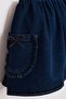 Girl's Back Tie Pocket Denim Dress - 5
