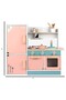 Kids Wooden Kitchen Set – Vintage Pretend Play Cooking Toy With Accessories - 3