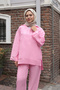 Women's Two Piece Suit Pink - 5