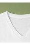 Women's V-Neck Leopard Heart Printed T-Shirt Oversized Loose - 8