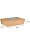 Eco-Friendly Kraft Paper Lunch Boxes – Disposable, Leak-Resistant Take-Out Containers with Secure - 3