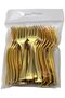 Golden Colour Mini Fork Set – Stainless Steel Dessert & Appetizer Forks, Reusable Small Gold Forks - 2