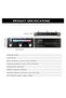black CUVAVE CUBE BABY Multifunctional Electric Guitar Combined Effect Pedal with Wireless Music Pla - 6