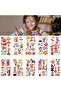 10PCS 10PCS Circus Tattoo Stickers Exquisite Clown Performance Fake Tattoo Personalized Retro Tattoo