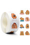 500 Sheets/Roll Cute Cartoon Kapibara Capybara Coiled Stickers - Waterproof PET Decals for Studen... - 8