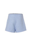Women's Tweed Blue Less Shiny Shorts - 3