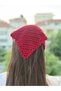 Handmade Knitted Bandana – Breathable Hair Accessory |   Bohemian, Vintage & Stylish Style - 2