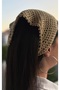 Handmade Knitted Bandana – Breathable Hair Accessory |   Bohemian, Vintage & Stylish Style