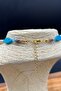 Ocean Breath – Seashell Leaf Figured & Natural Stone Steel Necklace - 4